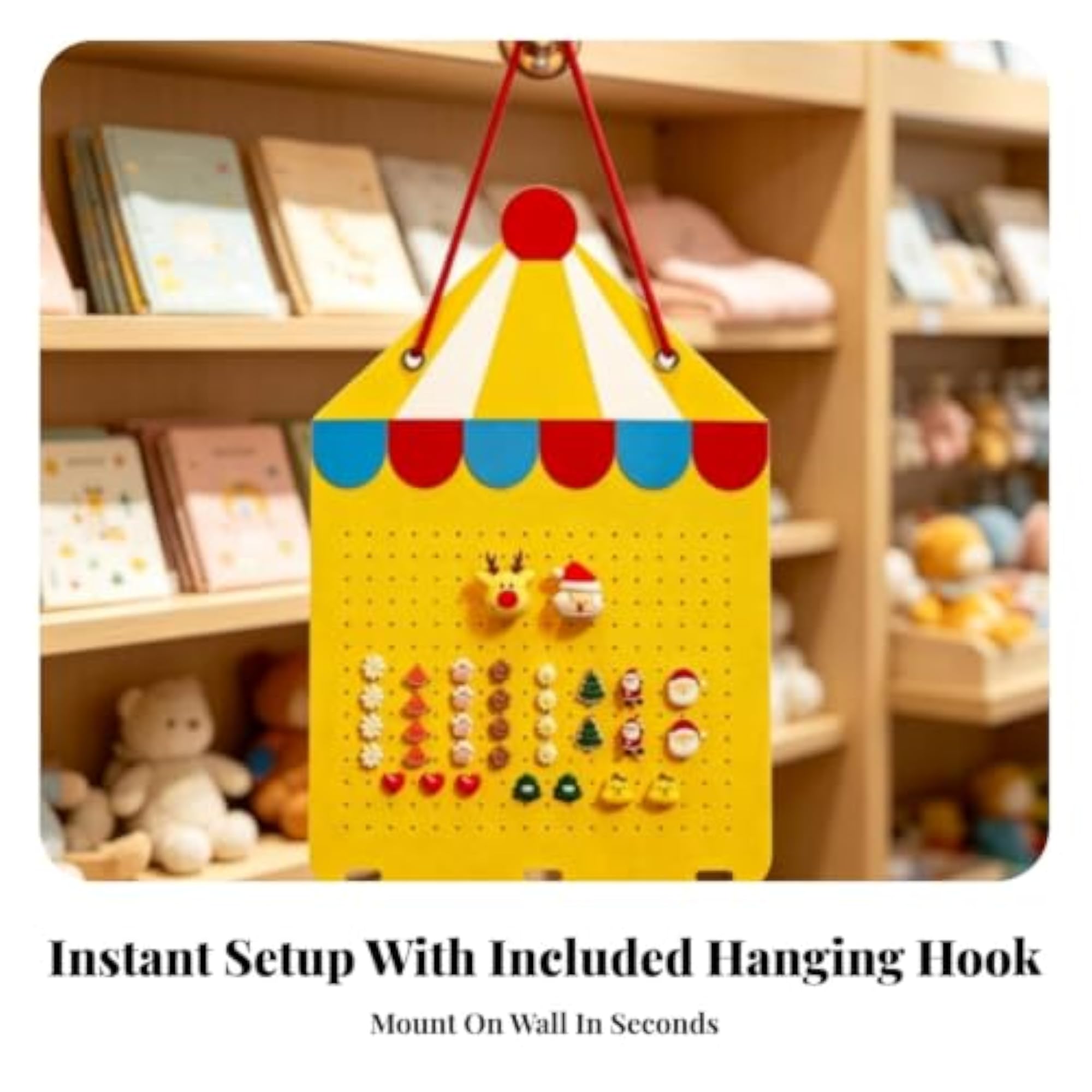 Hair Accessory Organizer with Hook